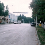 Ул. Московская. Вид с сторону Платовского. 25 августа 2004 г.