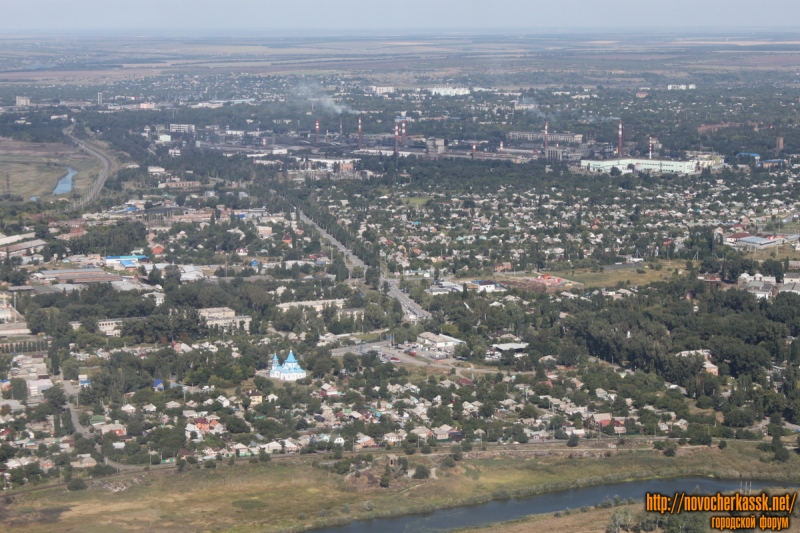 Новочеркасск: Вид с воздуха на Хотунок, Электродный