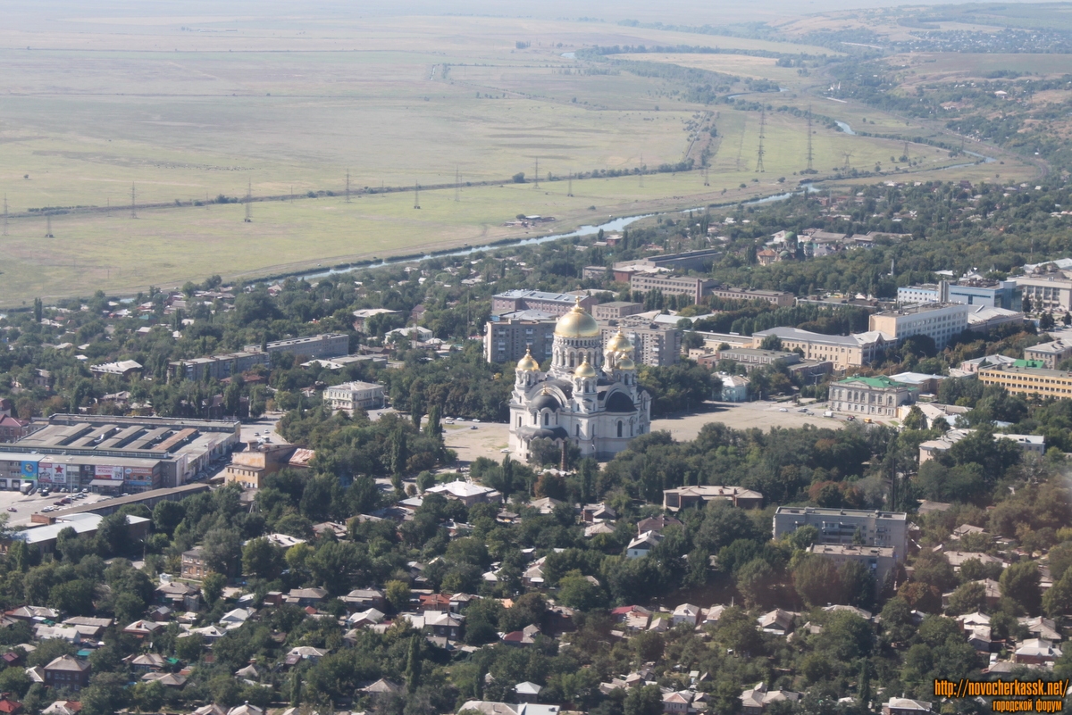 Новочеркасск: Новочеркасский собор. Вид с воздуха