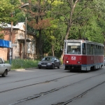 Трамвай на ул. Богдана Хмельницкого
