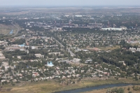 Вид с воздуха на Хотунок, Электродный