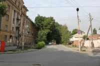 Улица Просвещения. Вид с улицы Богдана Хмельницкого