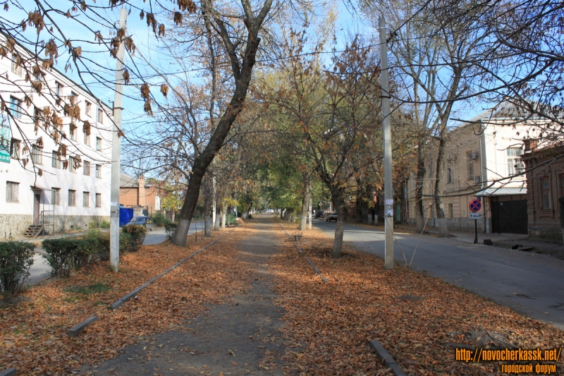 Новочеркасск: Аллея улицы Дубовского