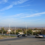 Вид на спуск Герцена с ул. Буденновской