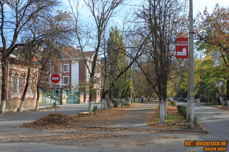 Новочеркасск: Аллея по улице Атаманской