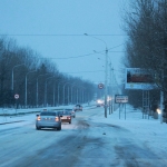 Проспект Баклановский вдоль рощи