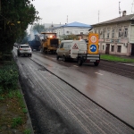 Ремонт дороги на проспекте Платовском
