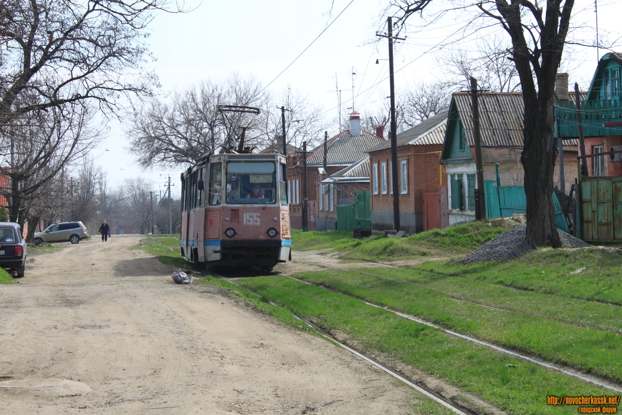 Новочеркасск: Трамвай на улице Щорса