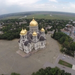 Собор в Новочеркасске с воздуха