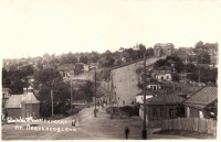 Проспект Платовский от мясокомбината на восток 1930-е годы
