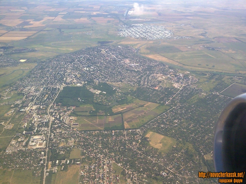 Новочеркасск: Новочеркасск с самолёта