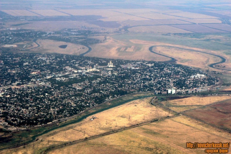 Новочеркасск: Новочеркасск с самолёта