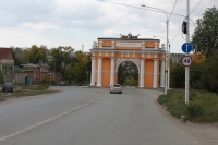 Триумфальная арка на Платовском после реставрации