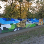 Граффити на Баклановском: Платов, НПИ, арка