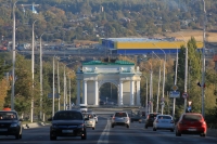 Спуск Герцена. Триумфальная арка. Строительство супермаркета «Лента»