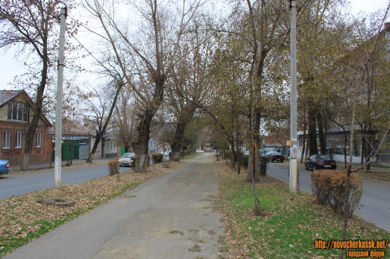 Новочеркасск: Улица Дубовского. Аллея