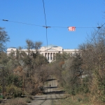 Главный корпус ЮРГПУ (НПИ). Вид с улицы Орджоникидзе