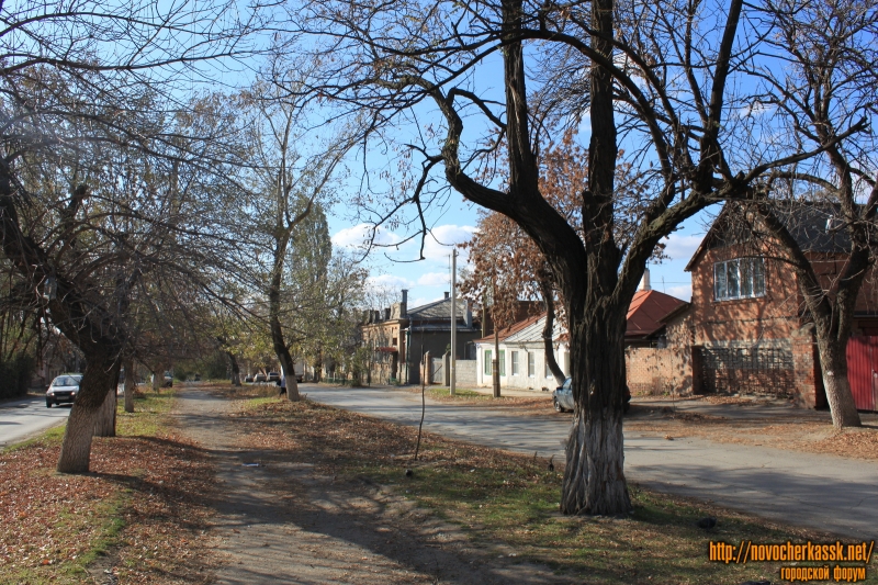 Новочеркасск: Аллея на улице Александровской