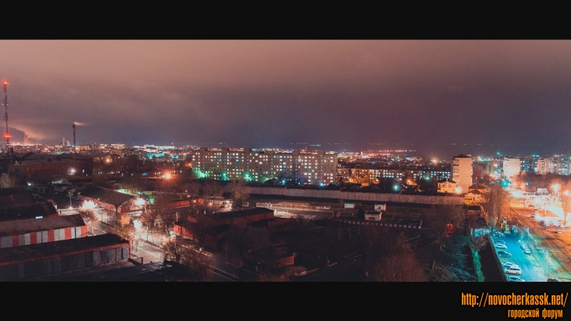 Новочеркасск: Вид на улицу Залесскую. 20 ноября 2014 года