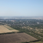 Вид на посёлок Октябрьский с самолёта