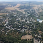 Вид на посёлок Персиановский с самолёта