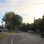 Вид на выезд на проспект Баклановский с улицы Ященко