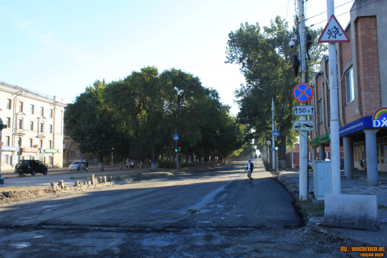 Новочеркасск: Асфальтирование Баклановского проспекта