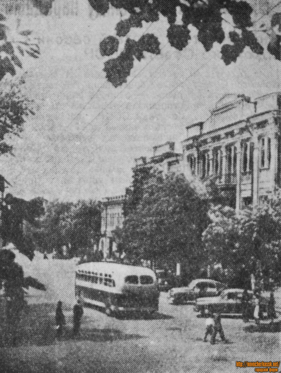 Новочеркасск: Проспект Подтёлкова и Дом Пионеров. 1955 год