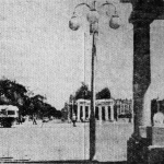 Площадь у Ленинского сквера. Сентябрь 1954 года