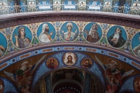 Росписи в соборе. Вид из под купола