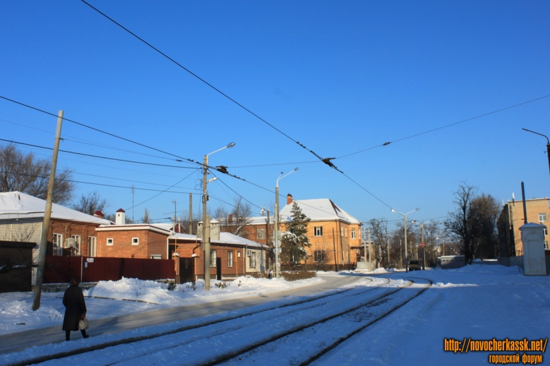 Новочеркасск: Улица Троицкая. Вид в сторону переулка имени Галины Петровой