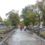 Ремонт аллей на проспекте Баклановском