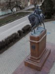 Памятник Атаману Платову перед собором