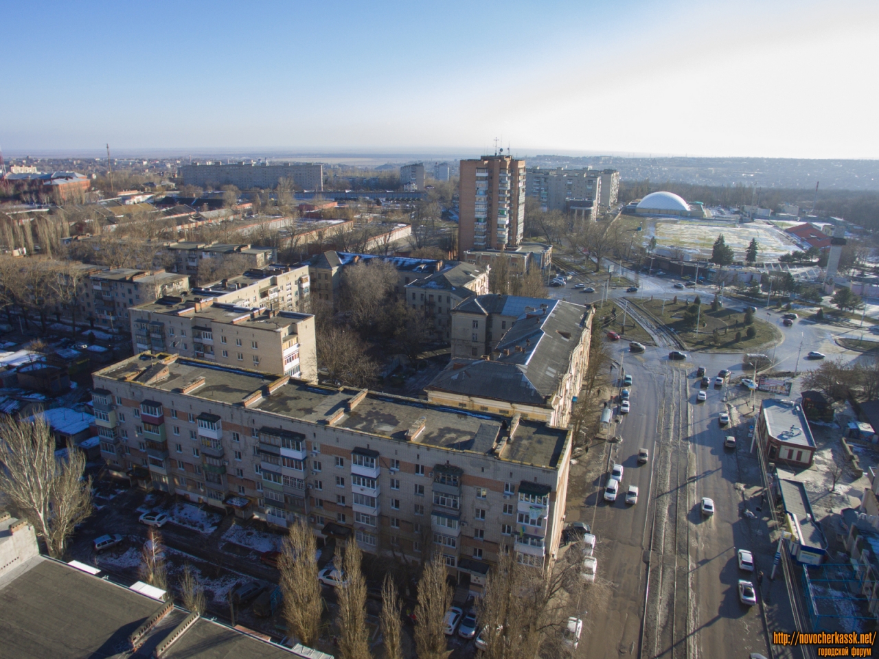 Новочеркасск: Площадь Юбилейная, улица 26 Бакинских комиссаров и проспект Баклановский