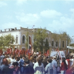 Демонстрация на площади Ермака