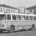 Автобус на нынешней площади Юбилейной