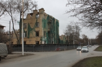 Разборка общежития на углу Баклановского и Островского