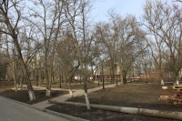 Сквер на территории детской больницы