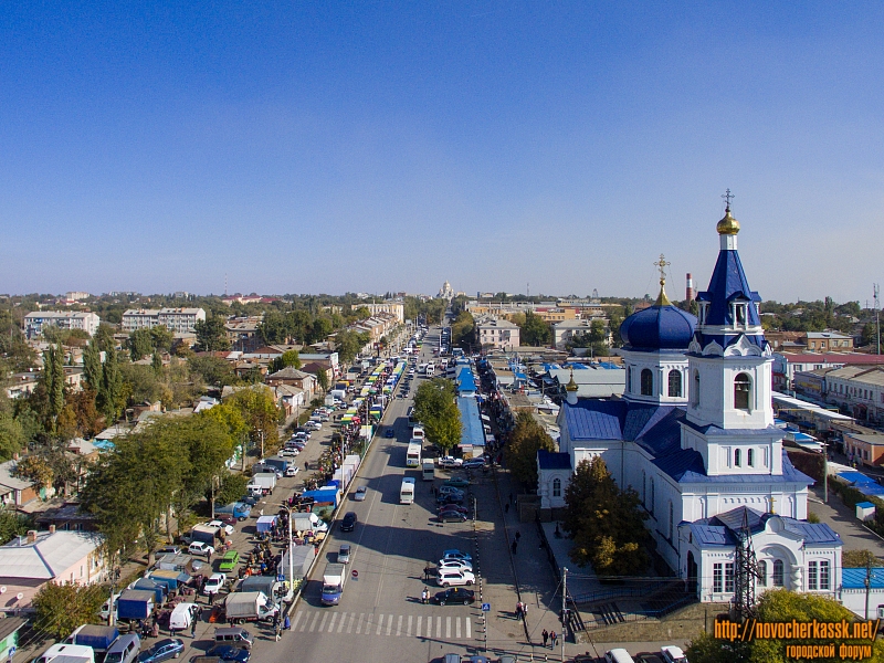 Новочеркасск: Платовский проспект и Михайловский храм