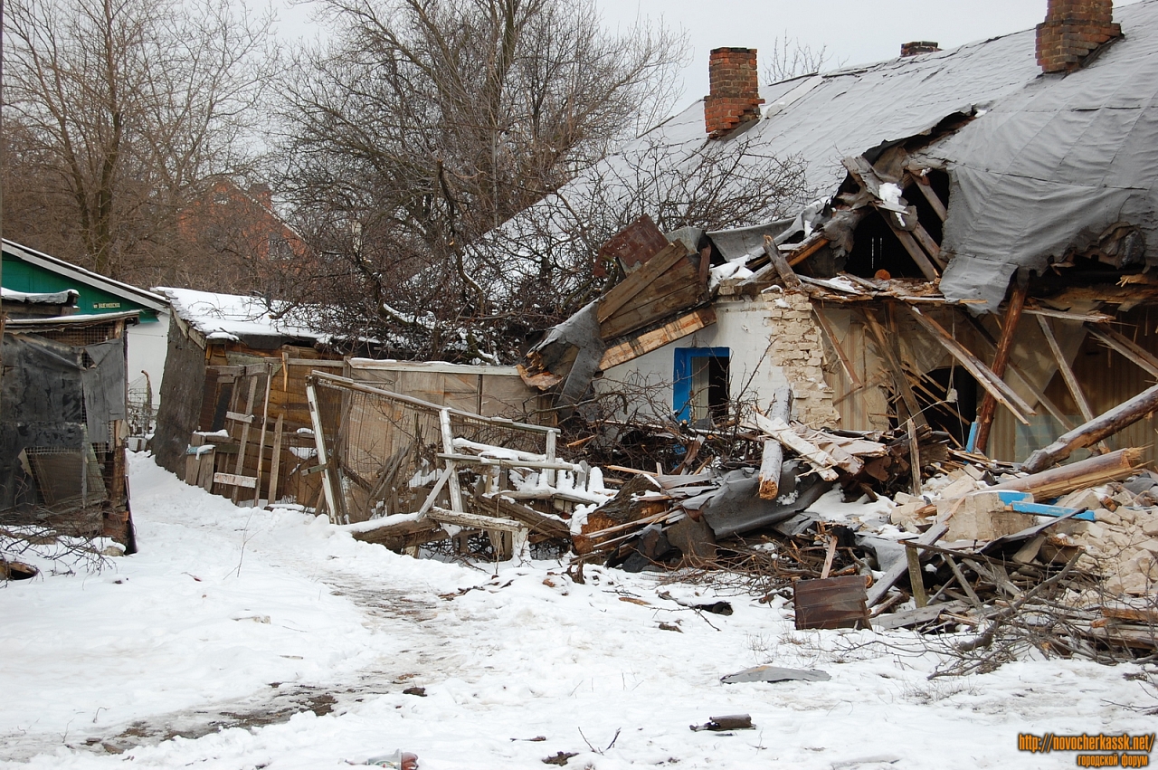 Новочеркасск: Снос бараков в переулке Мирном