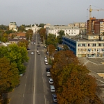 Улица Московская, Дом быта и строительство многоэтажек на Просвещения