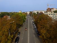 Улица Московская осенью