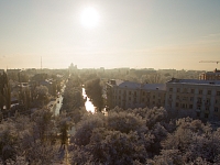 Проспект Ермака. Вид с площади Троицкой