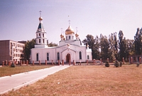 Храм Преподобного Сергия Радонежского возле завода НЗСП на Харьковском шоссе