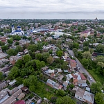 Вид в сторону Азовского рынка. Справа - Архангельская площадь