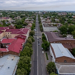 Панорама улицы Московской в сторону Троицкой площади