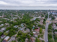 Вид на центральную часть города. Справа - проспект Платовский