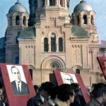7 ноября 1977 года. Демонстрация на площади
