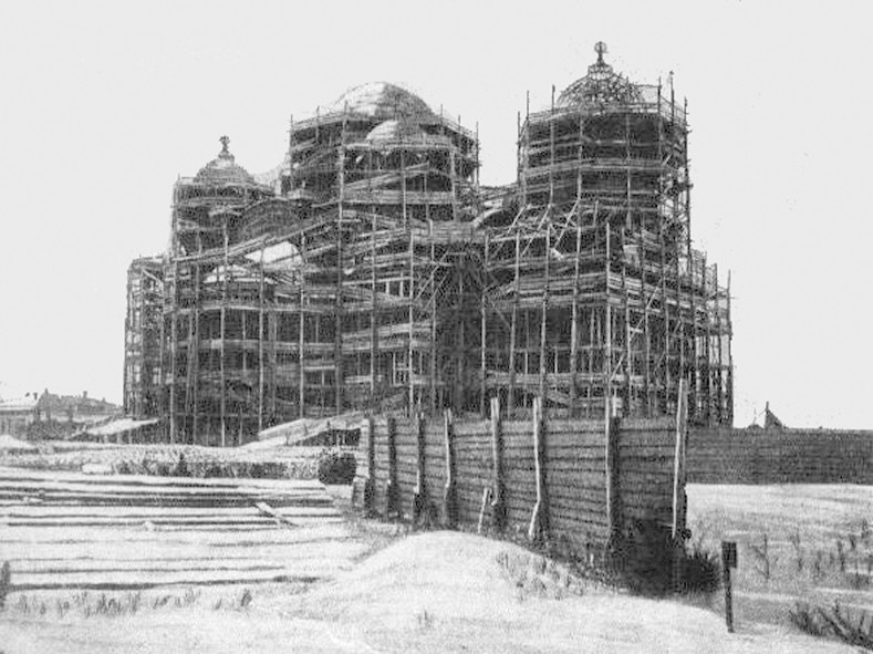 Новочеркасск: Конец рабочего периода строительства Вознесенского кафедрального собора