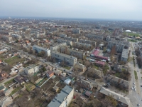 Вид на жилые кварталы на улице Будённовской и Народной